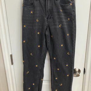 S.O.N.G. novelty jeans, size 3/26, NWOT